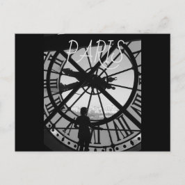 Paris Black and White Classic Postkarte