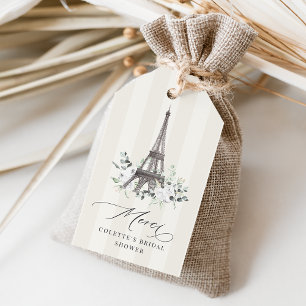 Paris Bloom Eiffel Tower Brautparty Fevor Geschenkanhänger
