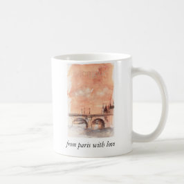 PARIS BONJOUR KAFFEETASSE