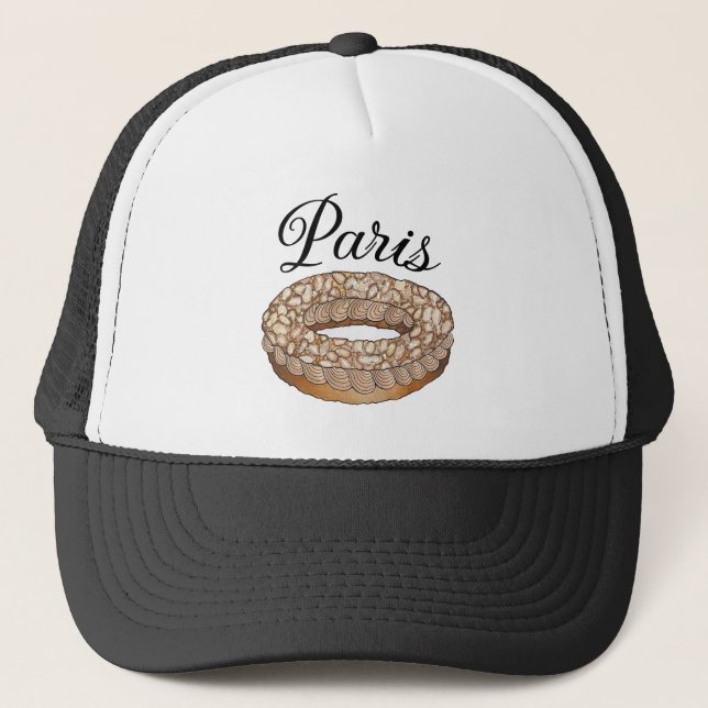 Paris Brest Choux Patisserie Frankreich Truckerkappe (Vorderseite)
