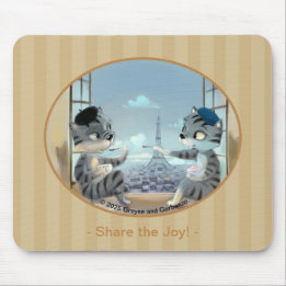 Paris by Day Mousepad - Joy