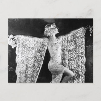 Paris Cabaret Dancer Postcard Postkarte