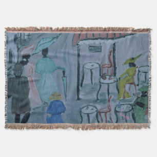 "Paris Cafe" 1978 - Kunst von Inge Decke