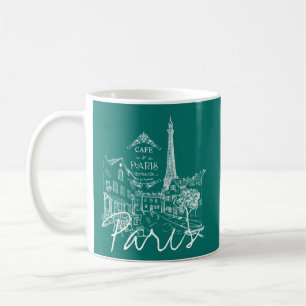 Paris Café Kaffeetasse