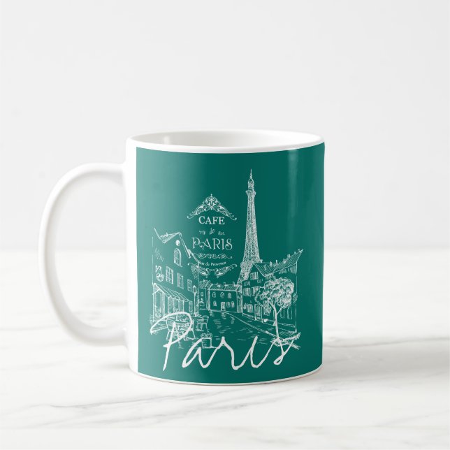 Paris Café Kaffeetasse (Links)