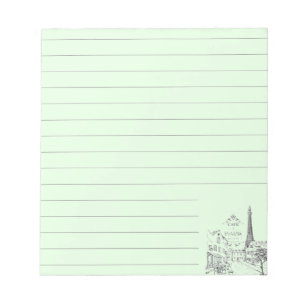 Paris Café Notizblock
