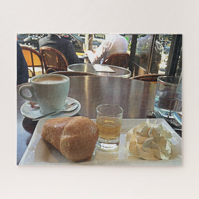 Paris Café Zeit – Kaffee- & Gebäckpuzzle (Horizontal)