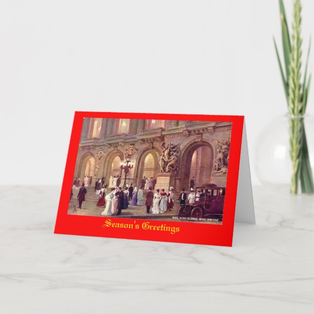 Paris, carte de Noël (Devant)