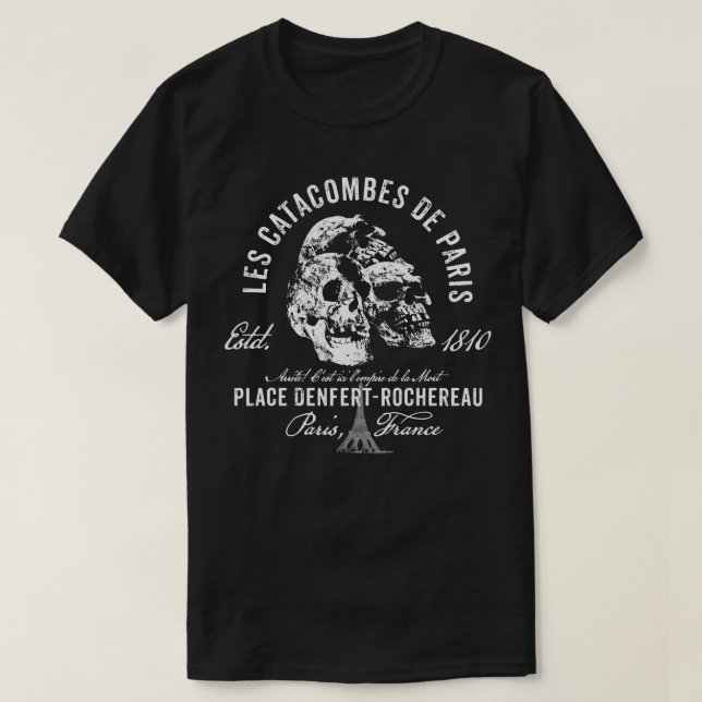 Paris Catacombs T-Shirt (Design vorne)