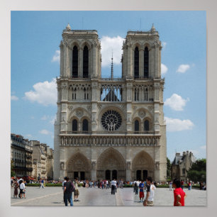 Paris - Cath�drale Notre-Dame - Poster