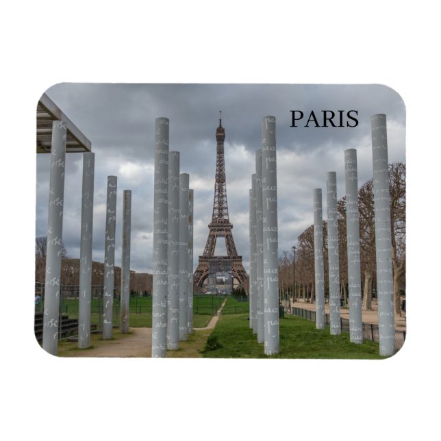 Paris Champs de Mars Kühlschrankmagnet Magnet (Horizontal)