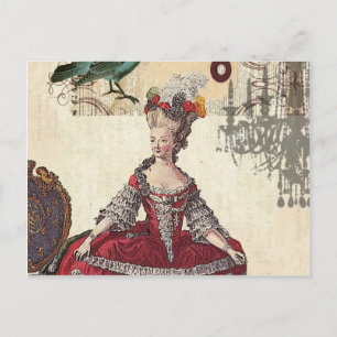 Paris Chandelier, französischer Königin Marie Anto Postkarte