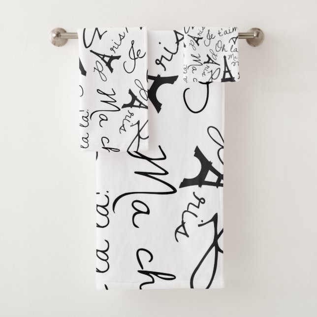 Paris Charm Badhandtuch Set (Insitu)