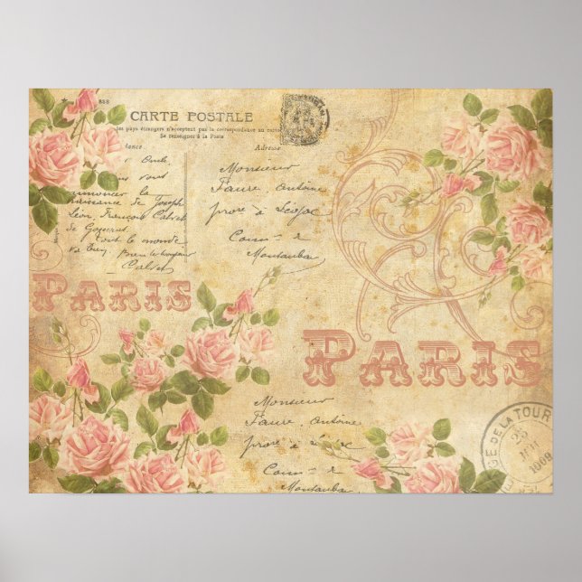 Paris Chic Poster (Vorne)