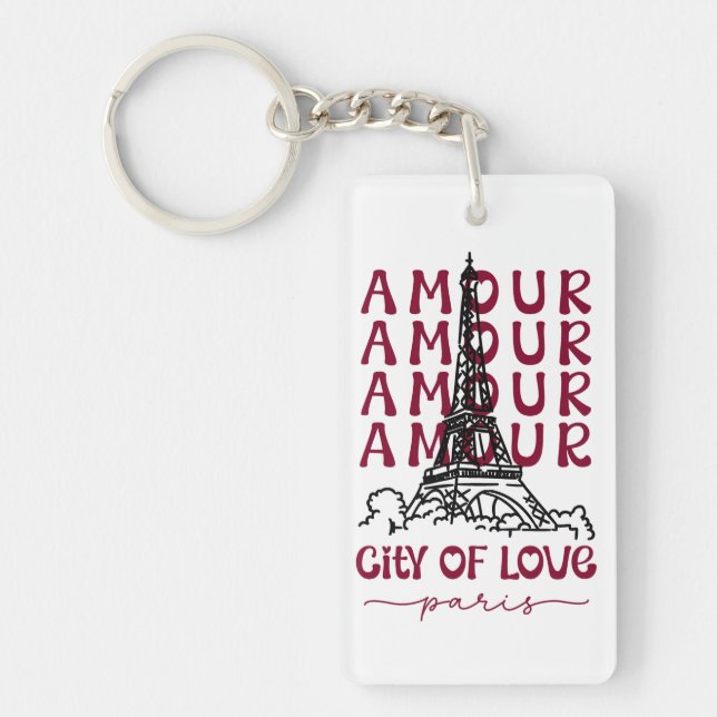 Paris City of Love – Eiffel Tower Travel Souvenir (Devant)