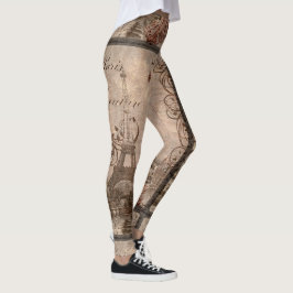 Paris-Couture-Frauen-Mode-Eiffel-Turm Legging Leggings
