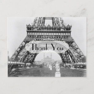 Paris Dankeschön Postkarte