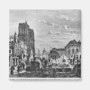 Paris, Demolierung eines Teils zitieren Magnet