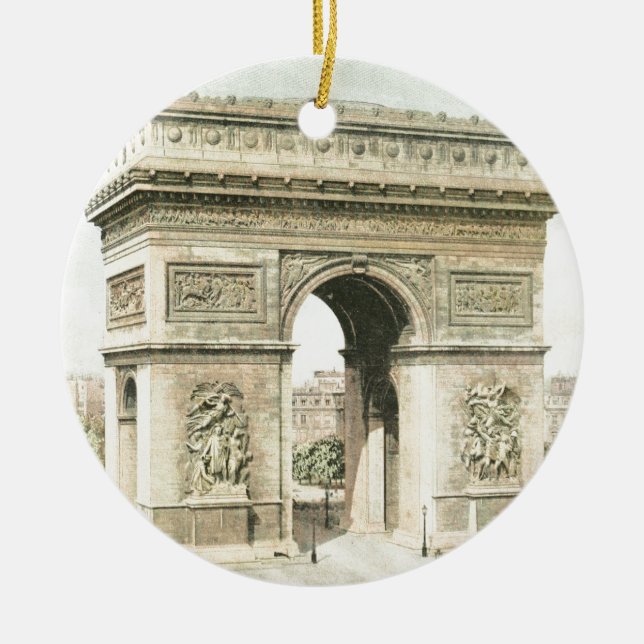 Paris, der Arc de Triomphe Keramikornament (Vorne)