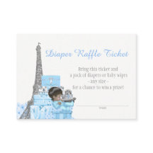 Paris Diaper Raffle Tickets