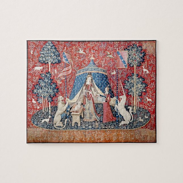 Paris Die Dame und das Unicorn-Puzzle (Horizontal)