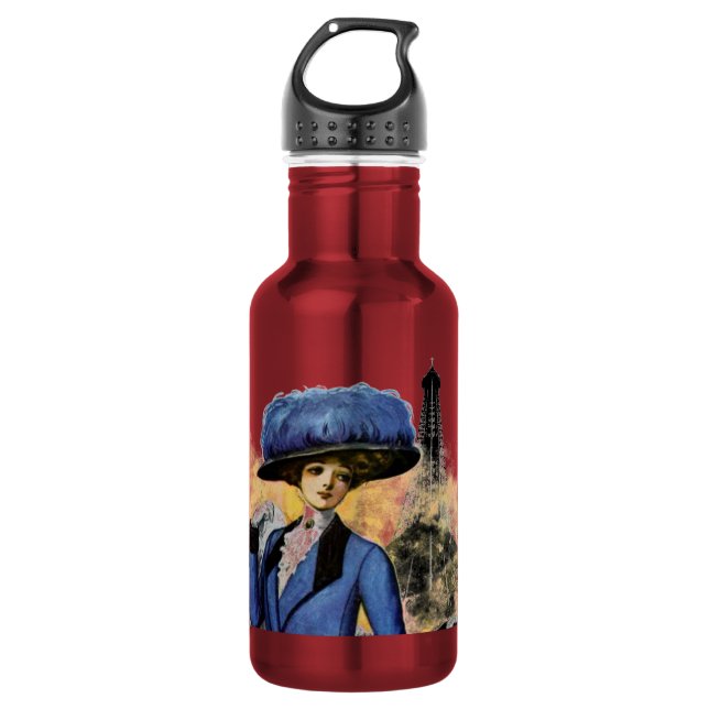 Paris Dreams Trinkflasche (Vorderseite)