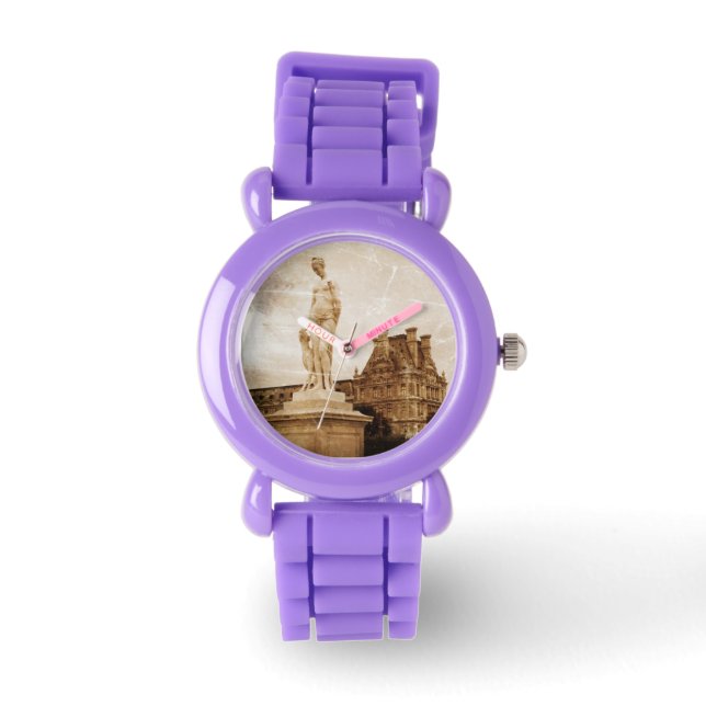 Paris durch den Louvre - Frauen beobachten Armbanduhr (Vorderseite)