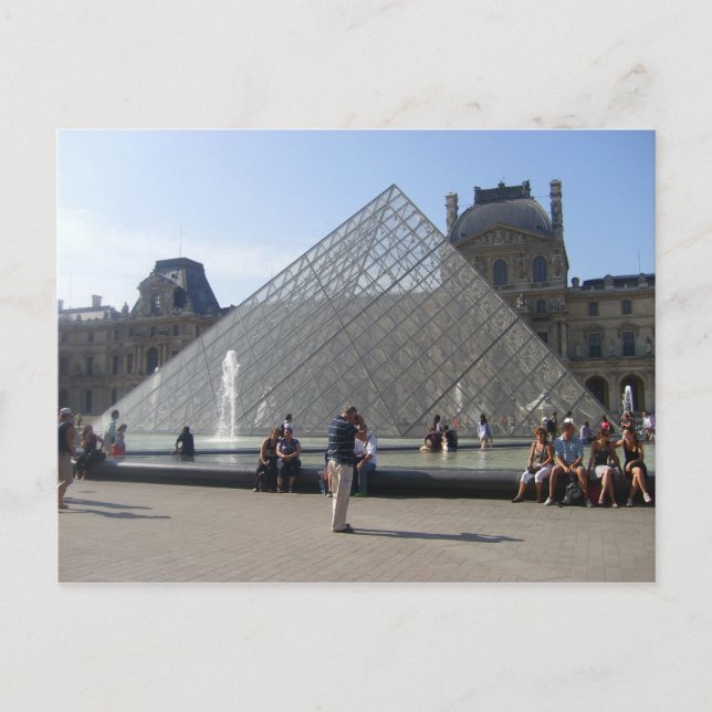 Paris - � e du Louvre Postkarte (Vorderseite)