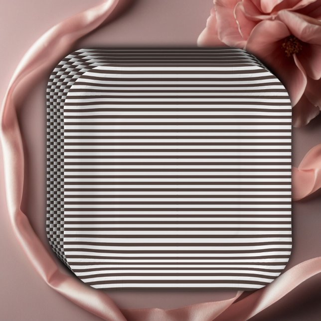 Paris Eiffel in der Liebe French Café Baby Shower Pappteller (Von Creator hochgeladen)