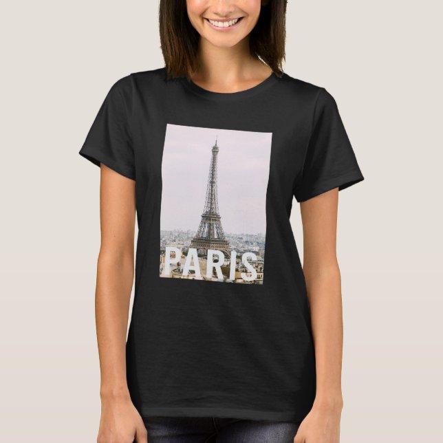 Paris  Eiffel Tower  Aesthetic Design  Classic T-Shirt (Vorderseite)