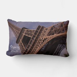 Paris Eiffel Tower Berühmtes Foto für Sehenswürdig Lendenkissen