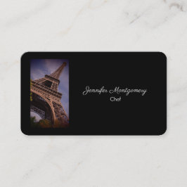 Paris Eiffel Tower Berühmtes Foto für Sehenswürdig Visitenkarte