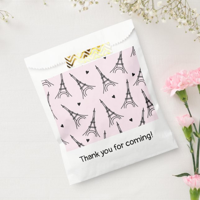 Paris Eiffel Tower Birthday Dusche Party Geschenktütchen (Versiegelt)