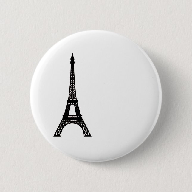 Paris Eiffel Tower Button (Vorderseite)