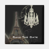 Paris Eiffel Tower Chandelier Vintage Hochzeit