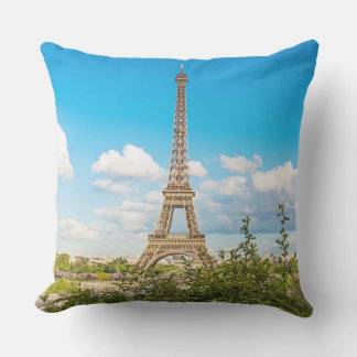 Paris Eiffel Tower Color Foto Außenkissen Kissen Für Draußen