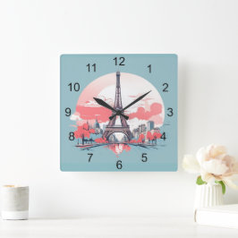 Paris Eiffel Tower Design Uhr