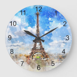 Paris Eiffel Tower Design Uhr