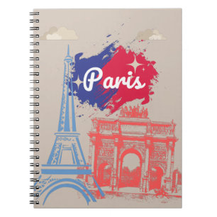 Paris Eiffel Tower Notizblock