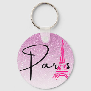 Paris Eiffel Tower Ombre Schlüsselanhänger