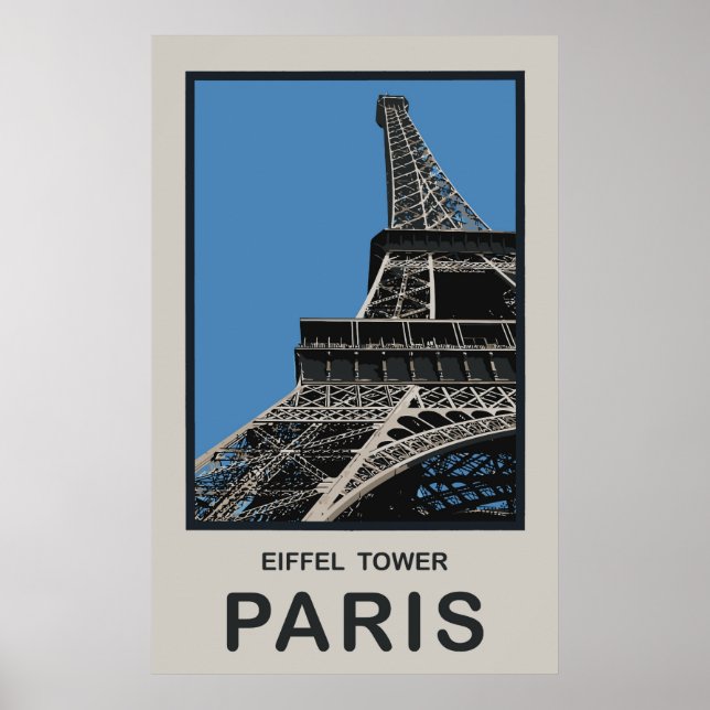 Paris Eiffel Tower Poster (Vorne)