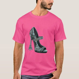 Paris Eiffel Tower Sehenswürdigkeiten Hochseilkuns T-Shirt