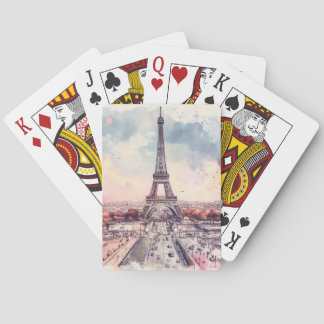 Paris Eiffel Tower Spielkarten