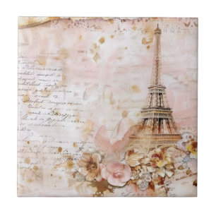Paris Eiffel Tower Tile Fliese