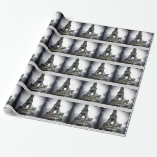 Paris Eiffell Tower Wrapping Paper Geschenkpapier