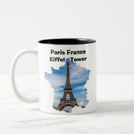 Paris Eiffell Zweifarbige Tasse