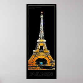 Paris Eiffelturm - 04 - Reiseplakat Poster