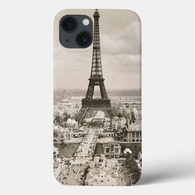 Paris: Eiffelturm, 1900 Case-Mate iPhone Hülle (Rückseite)