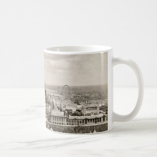 Paris: Eiffelturm, 1900 Kaffeetasse (Rechts)
