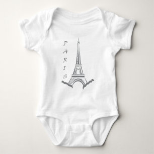 PARIS Eiffelturm Baby Strampler